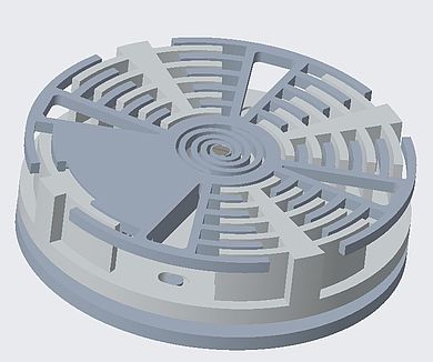 CAD-Entwurf eines Drehratensensors